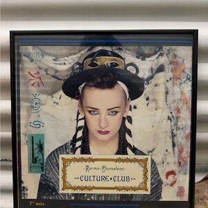 Culture Club Karma Chameleon 7" Mix Cover Art Frame 1x1
